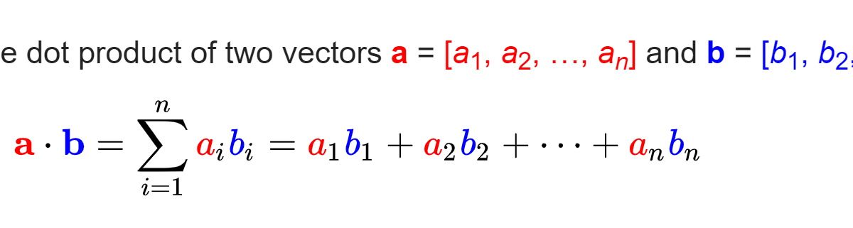 How To Find Dot Product Of Two Vectors