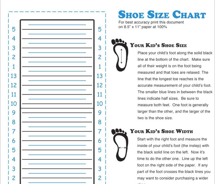 Zappos Printable Shoe Size Chart Unique And Different | My XXX Hot Girl