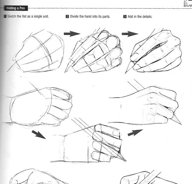 Hand Holding Pencil Drawing Reference ~ Drawing
