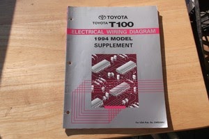 1994 Toyota T100 Wiring Diagram