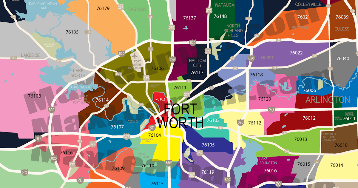 Zip Code Map Fort Worth Tx Draw A Topographic Map