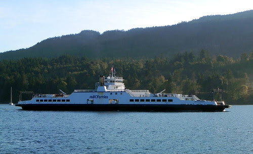 Ferry, returning 2 h later