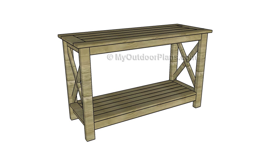 Console Table Woodworking Plans