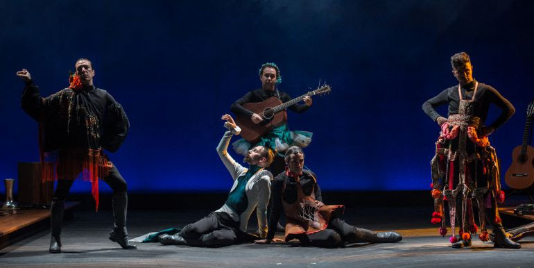 La obra "Cervantina" del grupo de teatro Ron Lalá, se podrá ver en el Centro Cultural Amaia.