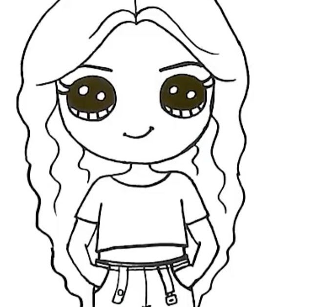 Desenhos De Bonecas Kawaii Para Colorir - imagen para colorear