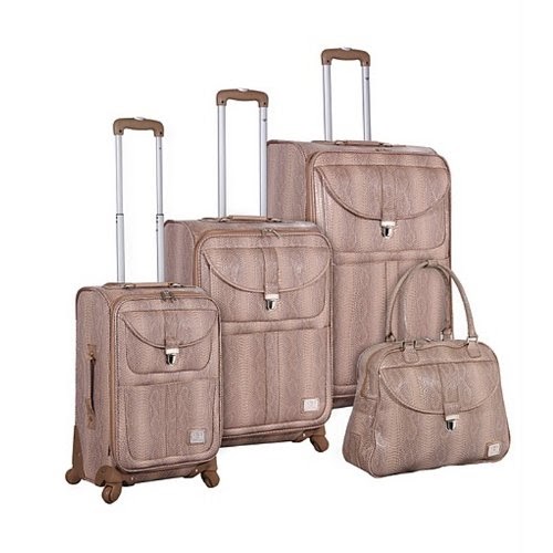 Travel Concepts Paolo Pascal Veneto 4-Piece Luggage Set | Pink Luggage Sets