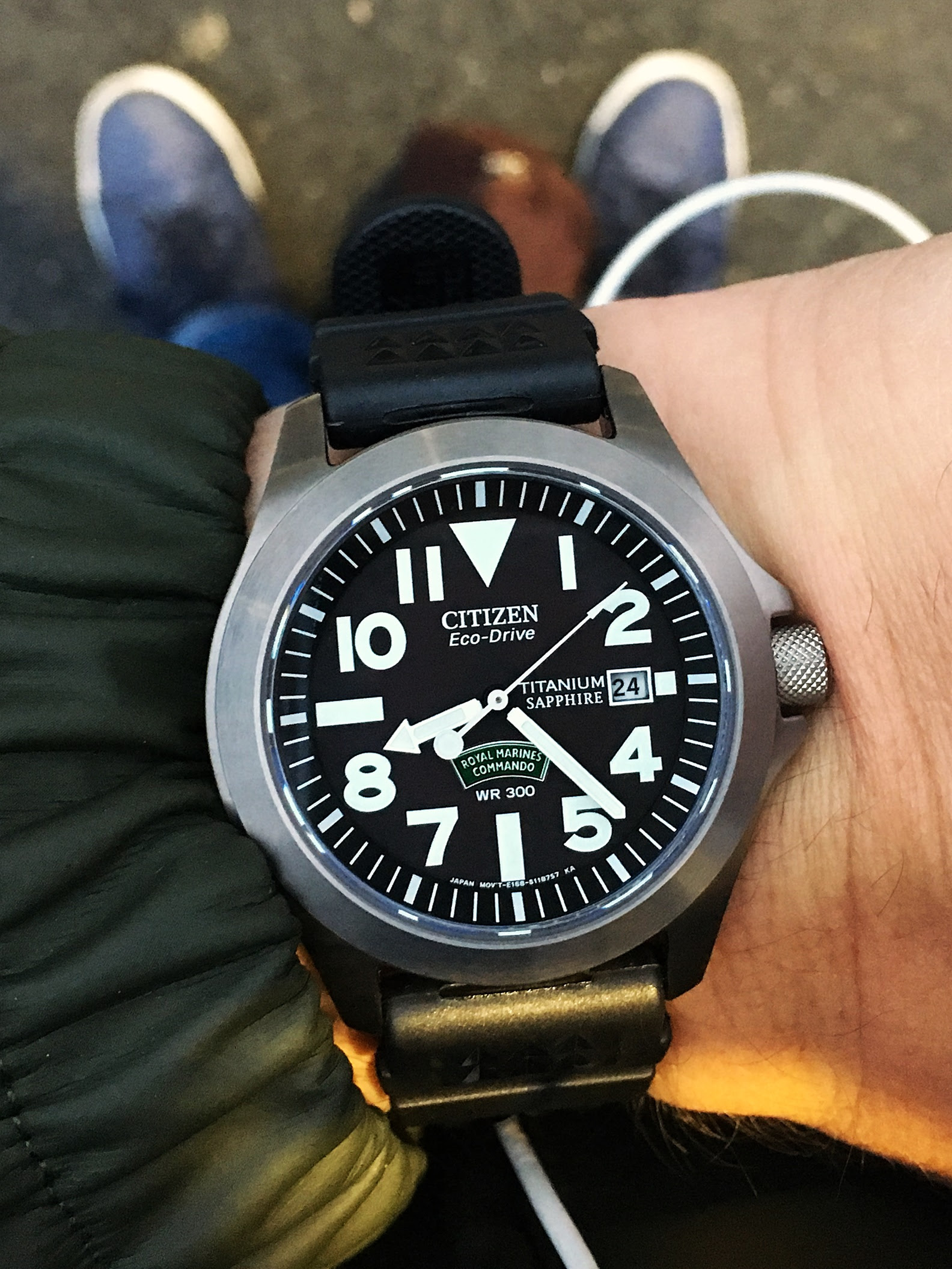citizen eco drive royal marines commando