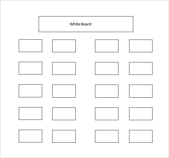 How To Make A Classroom Seating Chart In Word