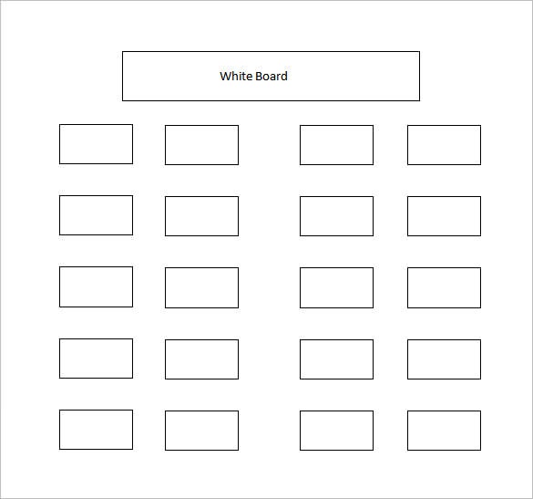 Class Seating Plan Template | HQ Template Documents