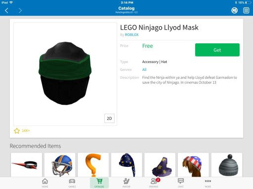 Roblox Ninjago Mask 2019