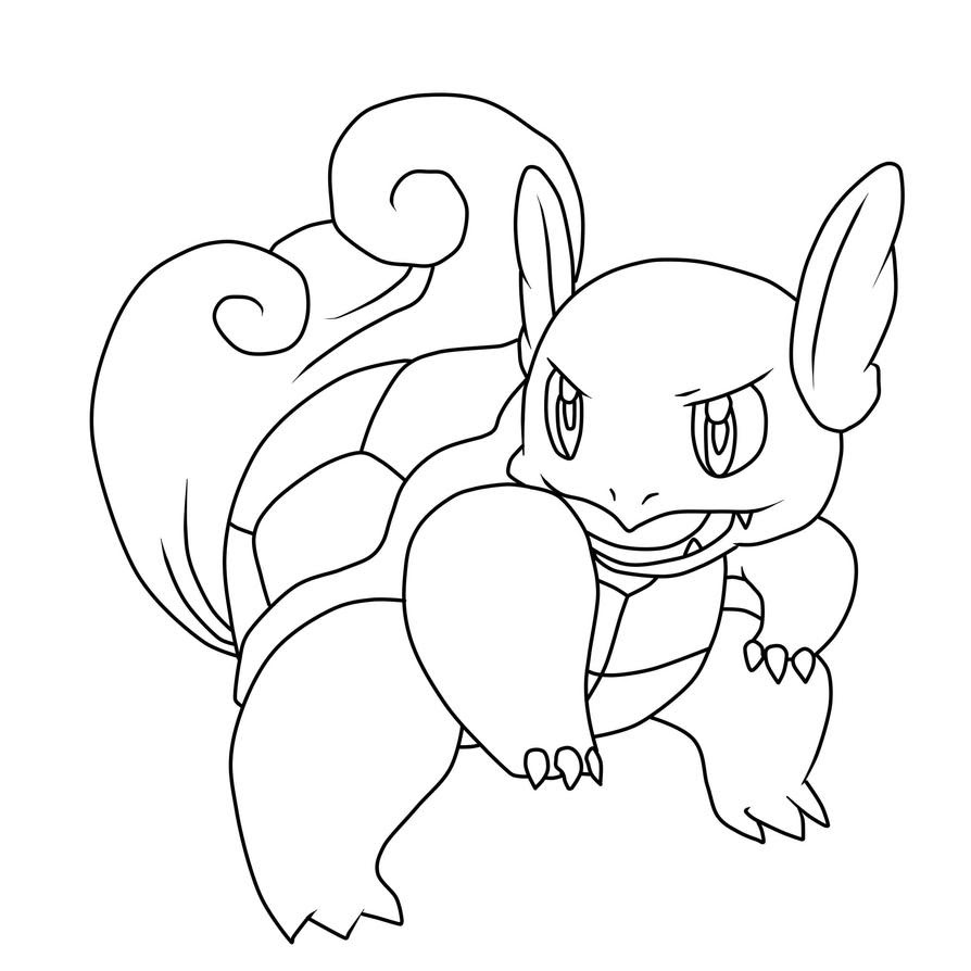 10 Detailed Pokemon Coloring Pages with Wartortle