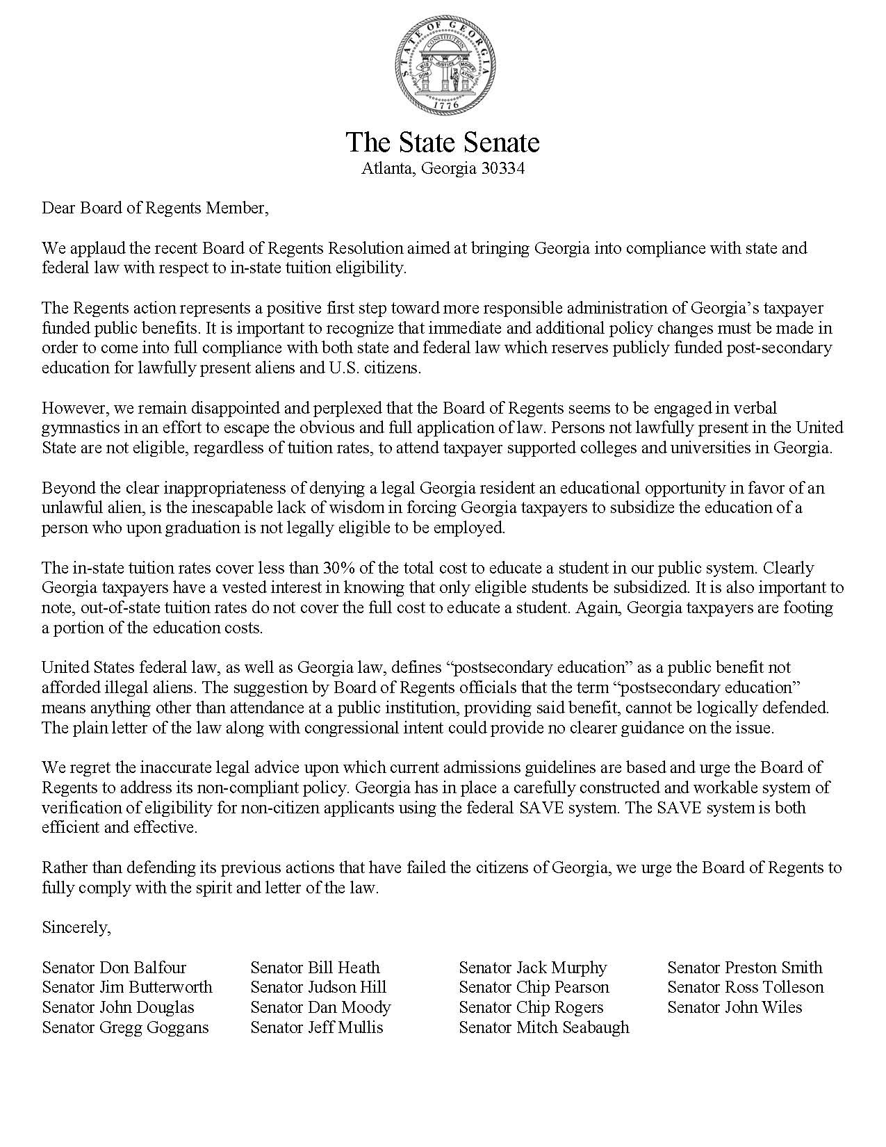 Sample Letter To Senator For Immigration Help - slideshare