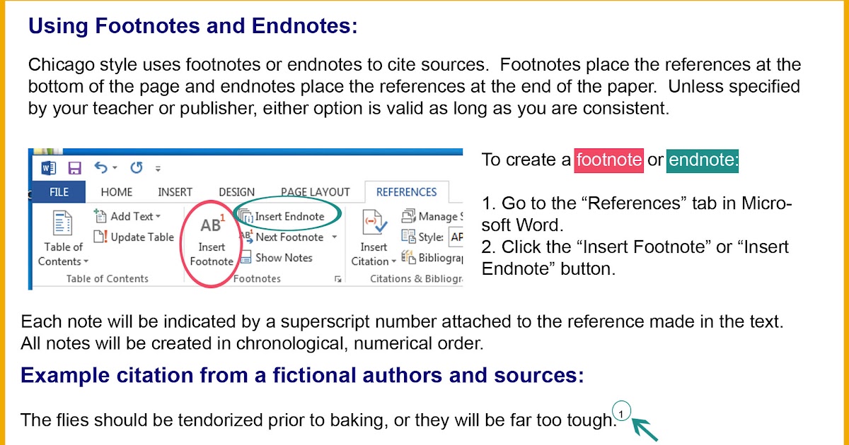 Online Citation Chicago Style