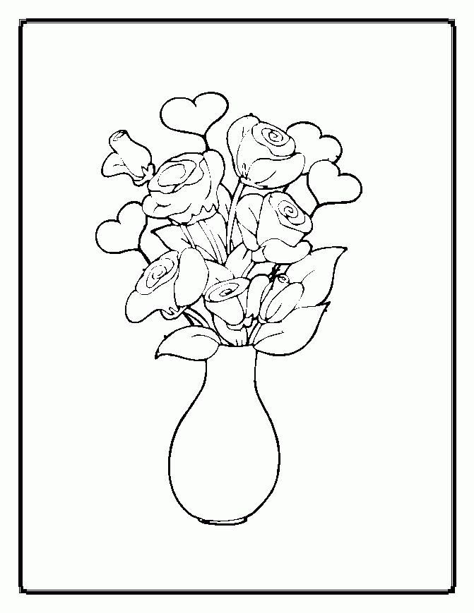 [Download 45+] Sketsa Vas Bunga Simple