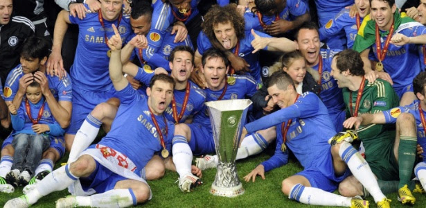 Chelsea, da Inglaterra, é o atual campeão da Liga Europa, após vencer o Benfica
