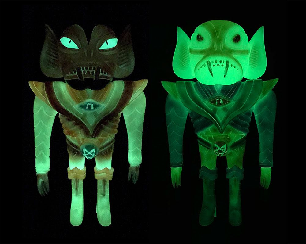 Martin Ontiveros' GLAMPYRE 'Glowing Ghoul' & 'Poisoned Fiend' editions Toy Art Gallery