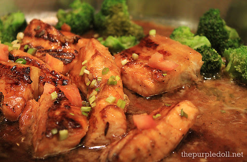 Grilled Salmon Belly Teriyaki