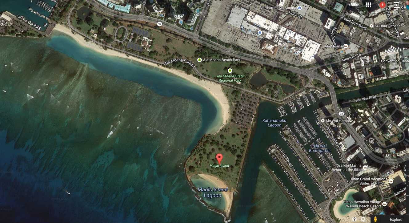 Ala Moana Beach Park Map Maping Resources