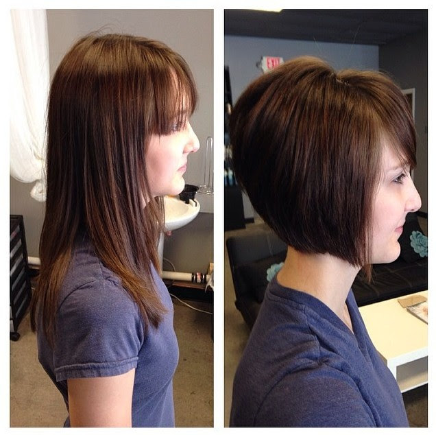 Hairstyles Short Layered Bob Hairstyles Front And Back View