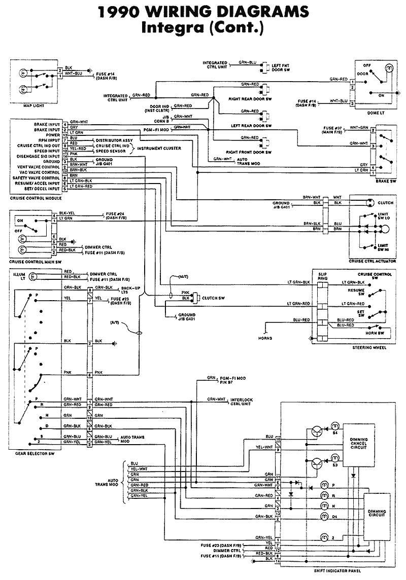Integra Engine Bay Diagram