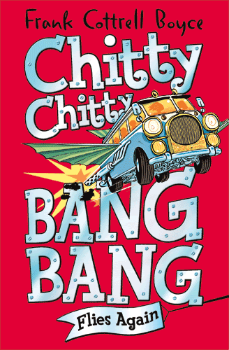 Chitty Chitty Bang Bang Flies Again by Frank Cottrell Boyce - animated book cover
