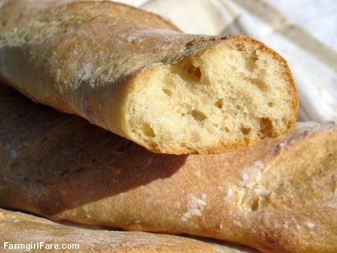 Four Hour Parisian Daily Baguettes, an easy French bread recipe (1) - FarmgirlFare.com