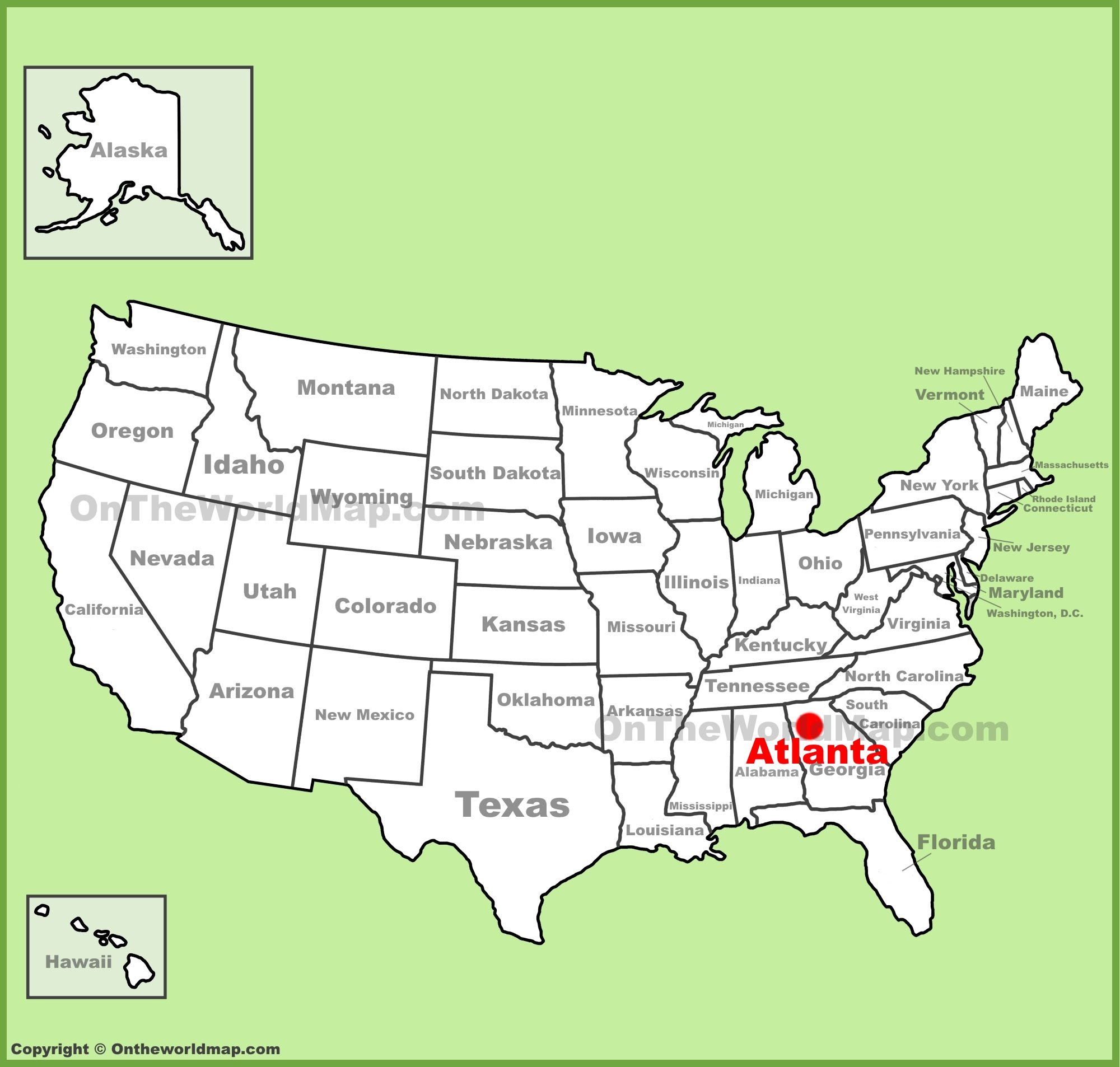 Zip Code Map Atlanta In Usa Map