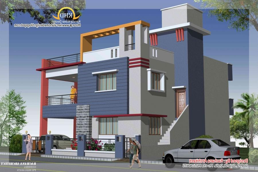 Most Popular Duplex House Plans Elevation Photos Indian Style