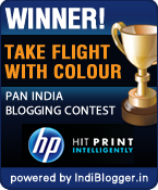 HP Take Flight With Colour IndiBlogger contest winner!