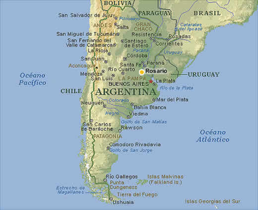 Argentina Rosario Map : Rosario, Argentina's crime capital | Fausta's