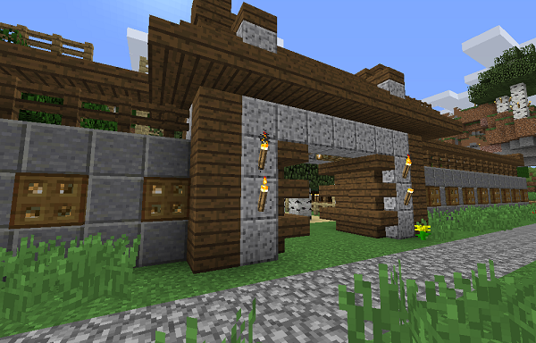 最高のマインクラフト トップ100マイクラ 塀 デザイン