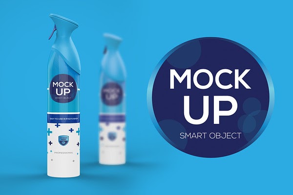 Download Air-freshener spray Mockup PSD Template - Download Free ...