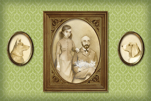 Wedding Portrait Illustration - The Family