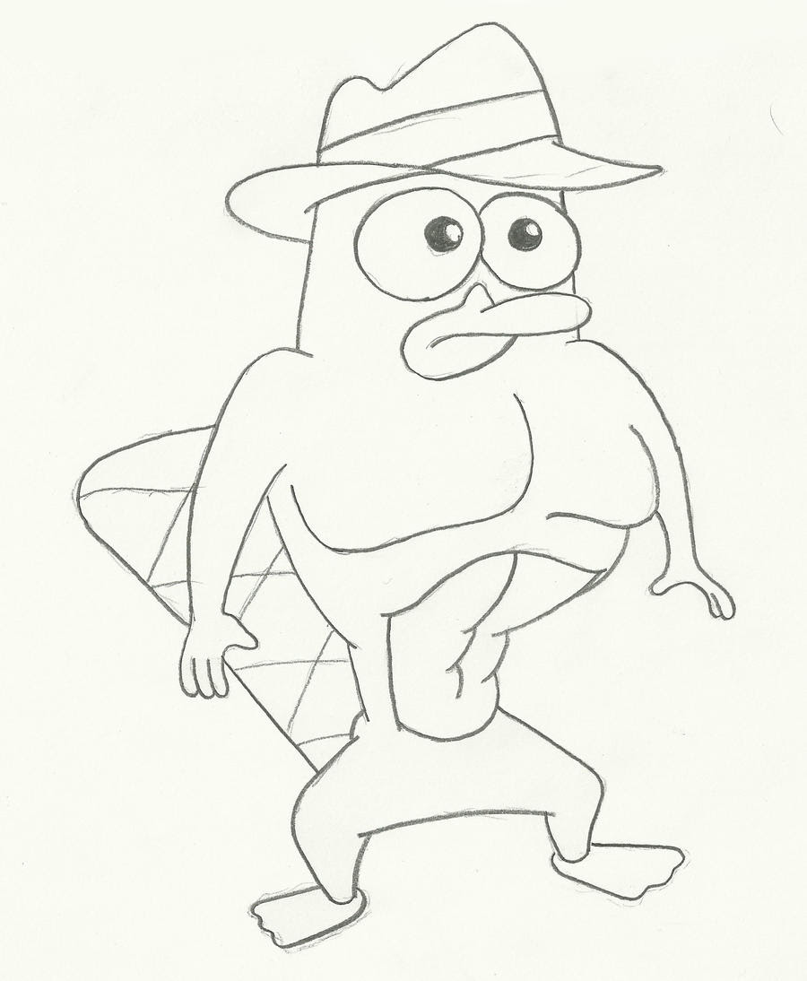 Download 67+ Cartoons Perry The Platypus Coloring Pages PNG PDF File