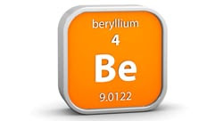 Beryllium material sign