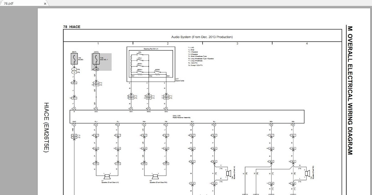 Electrical Wiring Diagram Hiace ~ Module Wiring Diagram