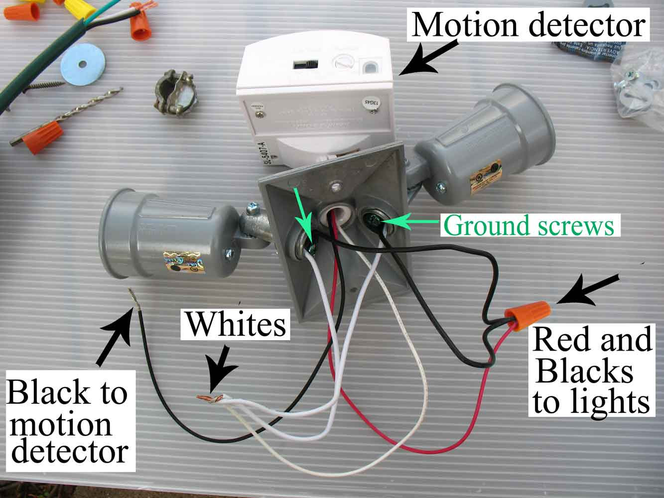 Wiring Diagram Sensor Led Light