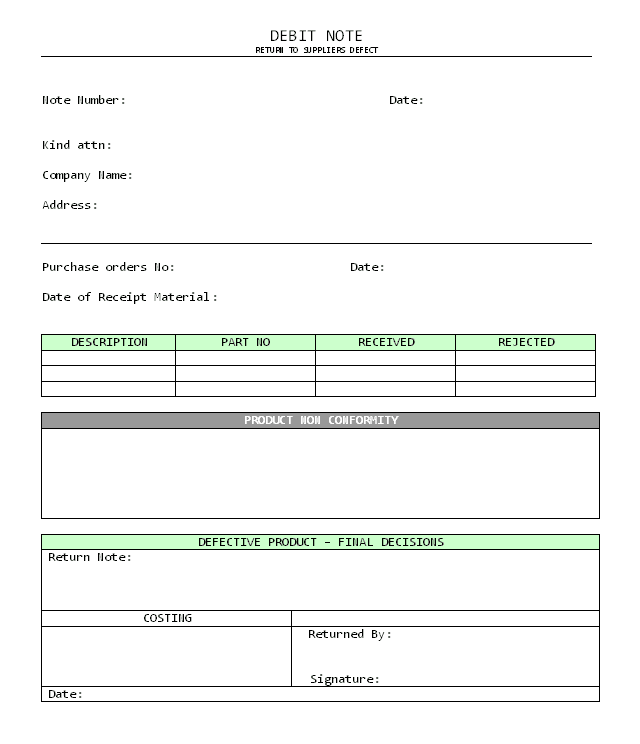 Contoh Nota Retur E Faktur Excel