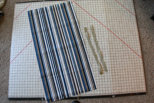 2 - Cut fabric and webbing