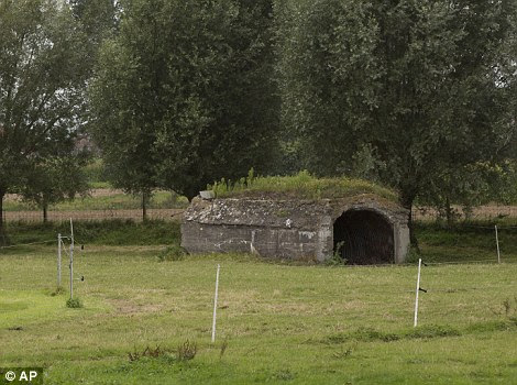 German bunker on a farm, also in Langemark