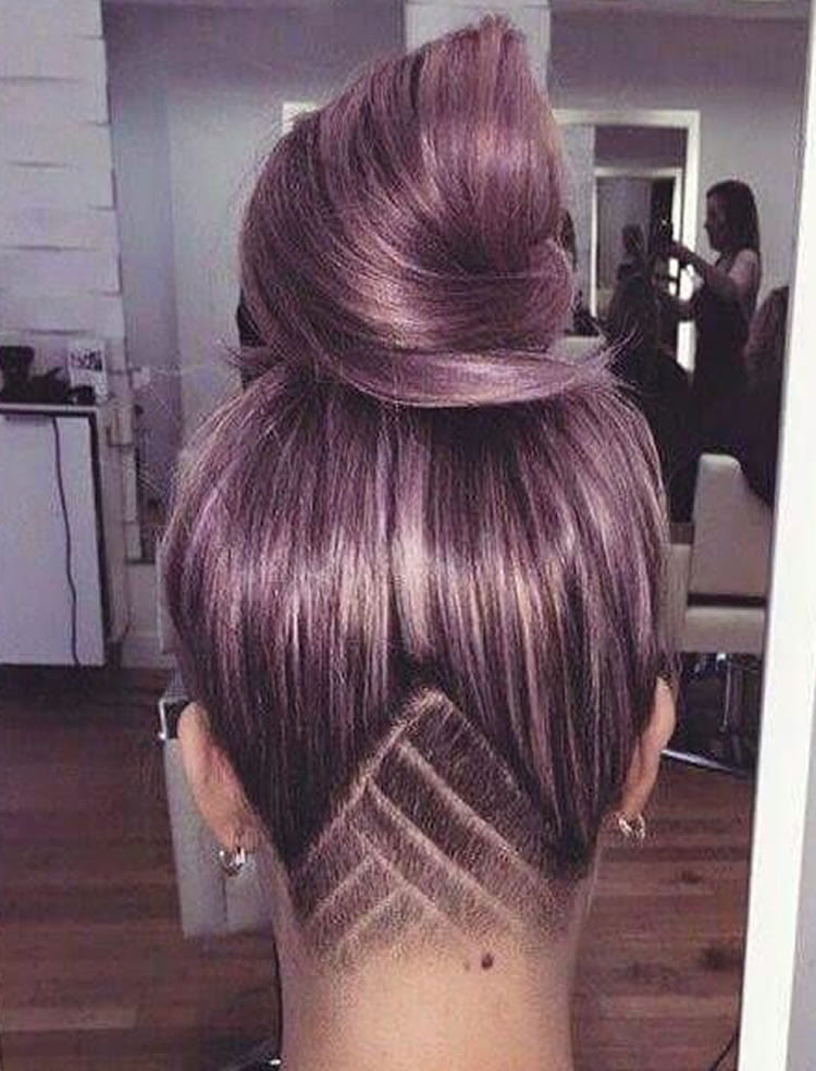 Hairstyle For Long Hair Undercut Damen Hair