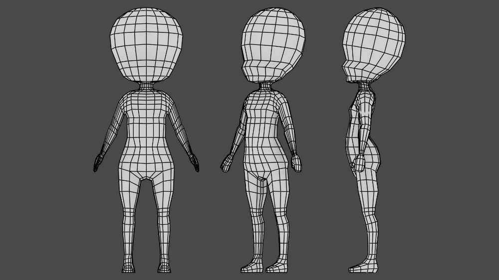 chibi drawing model