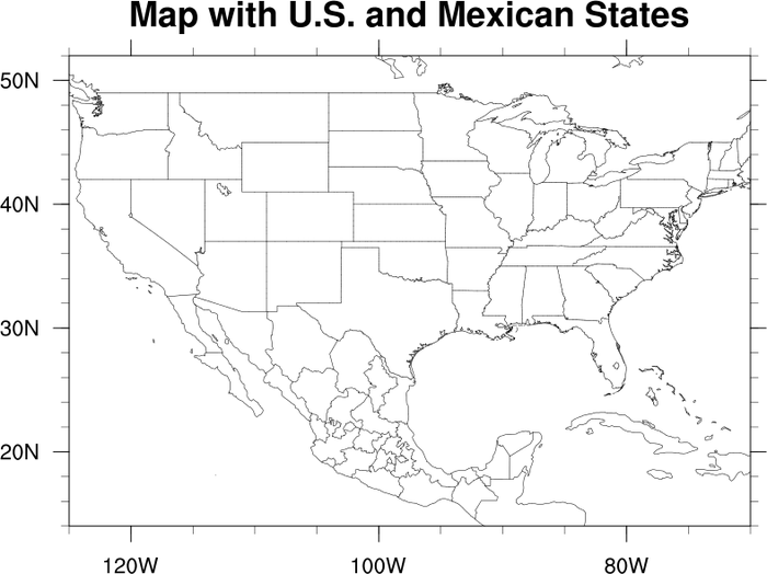 Only maps. Mexico States Map.