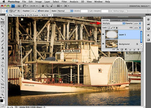 Adobe Photoshop CS4 Tutorial - Transforming A Smart Object In CS4 Working In Adobe Camera Raw - ACR - Adobe Camera Raw Tips