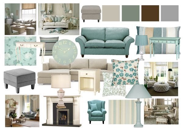 Duck Egg And Teal Living Room