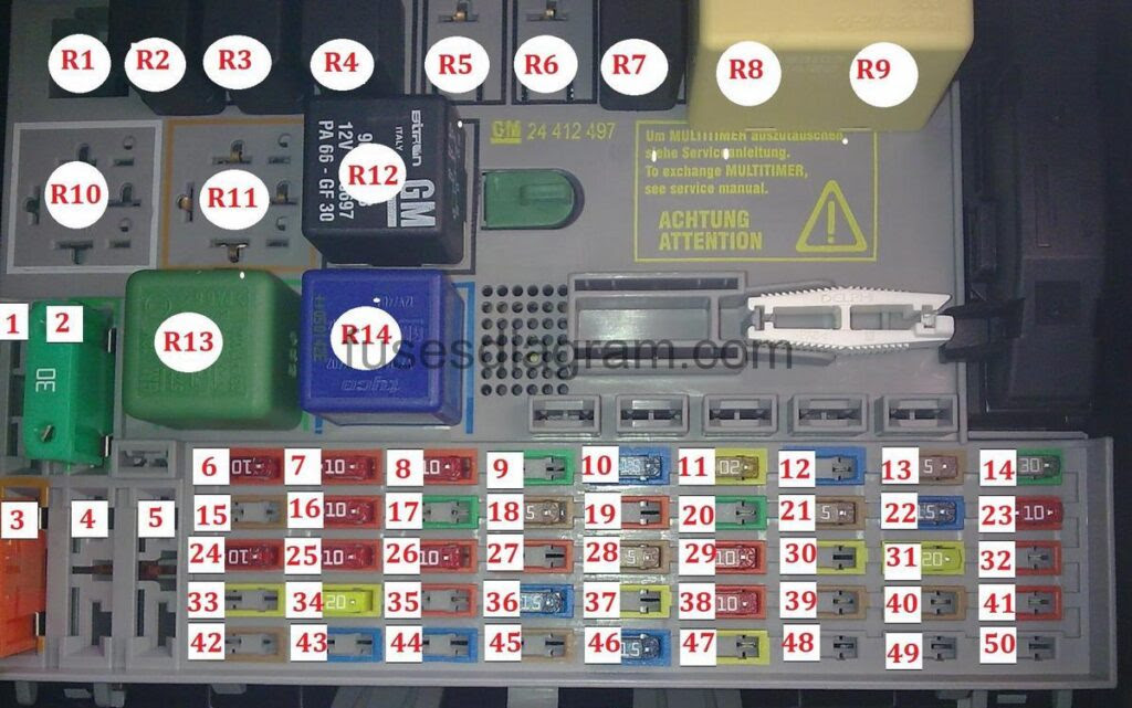 Fuse Box For Astra Mk4 | schematic and wiring diagram