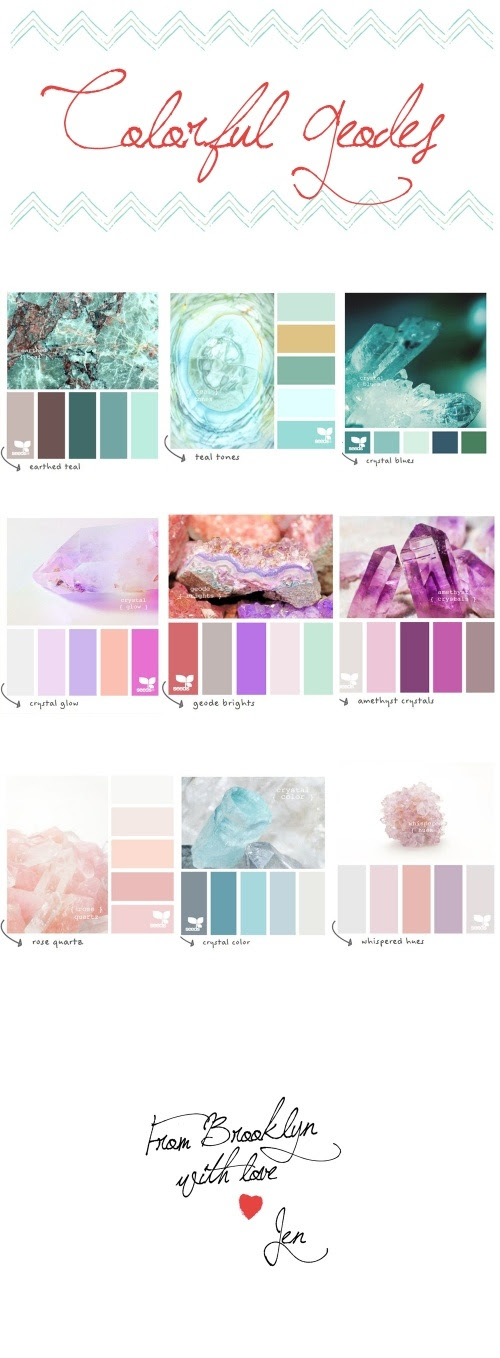 http://www.pinterest.com/pin/114419646752818776/ colorful rocks #geodes #colors #design