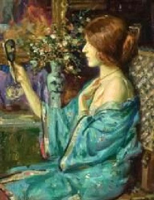 At Her Vanity