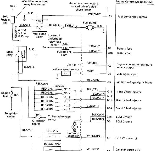 Main Relay Wiring Diagram - 2