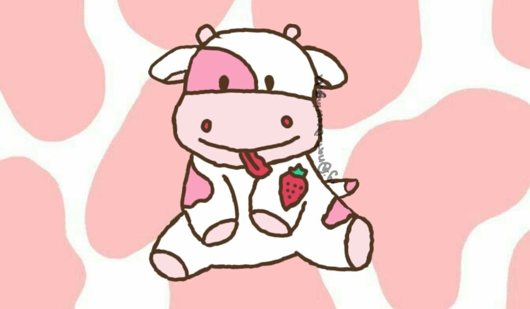 Aesthetic Wallpapers Strawberry Cow - meudiariotapado